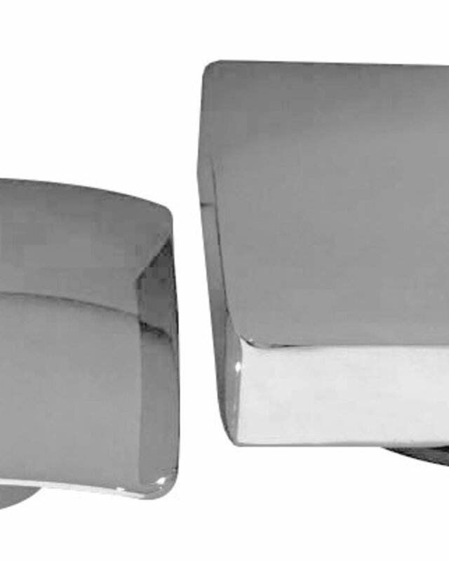 Wiesbaden Set Knop & Plug Badoverloopcombinatie | Vierkant