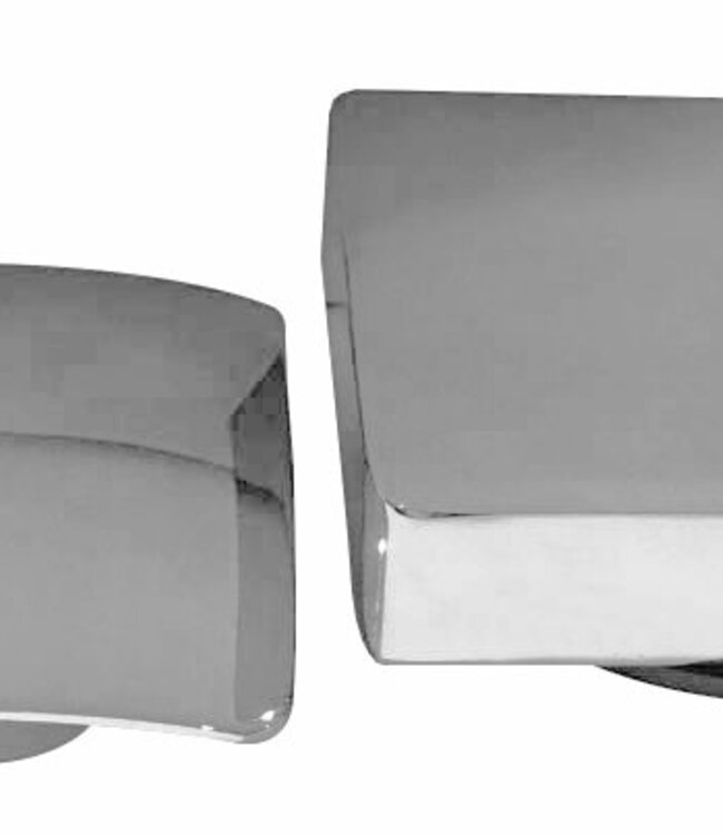 Wiesbaden Set Knop & Plug Badoverloopcombinatie | Vierkant