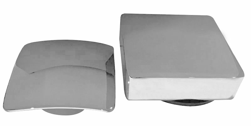 Wiesbaden Set Knop & Plug Badoverloopcombinatie | Vierkant