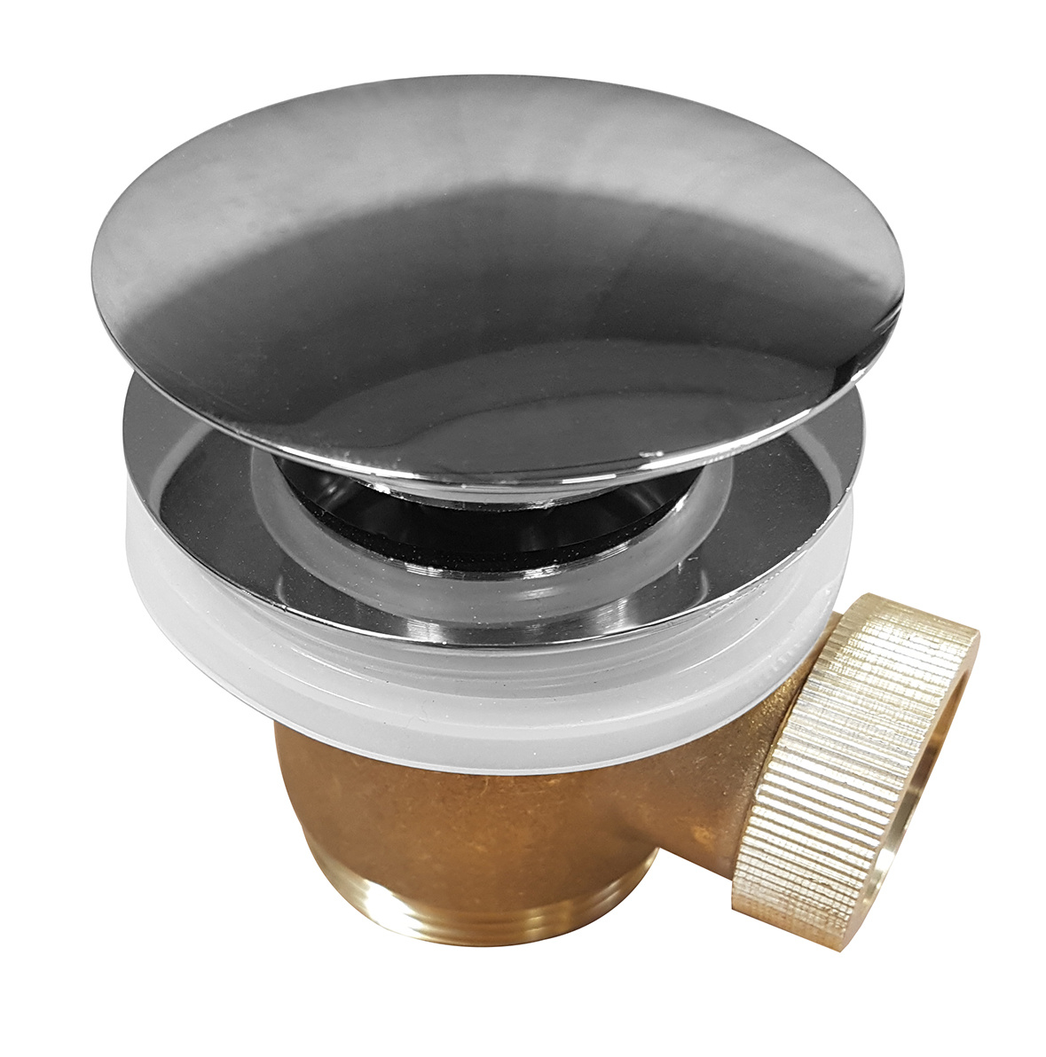 Wiesbaden Caral Clickwaste Badafvoer | Chroom | 1 1/2''