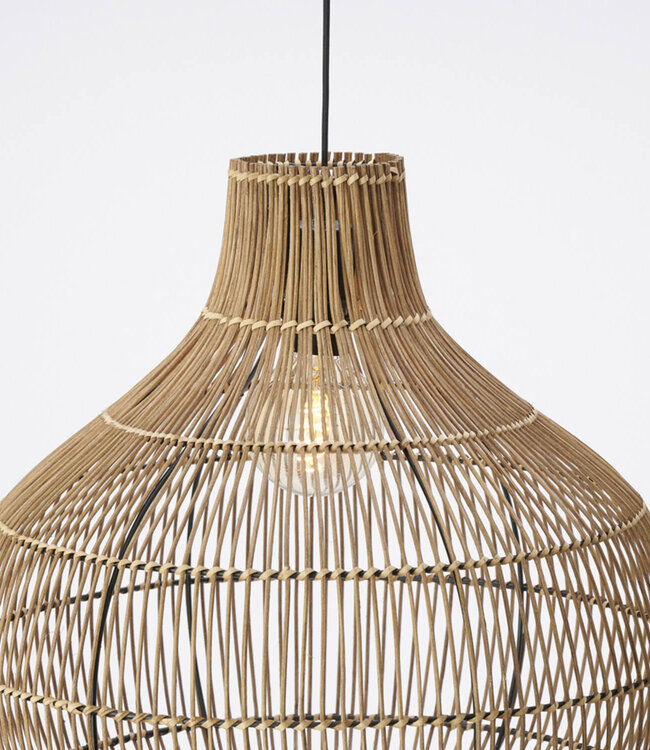 Light&Living Hanglamp Pacino | Rattan  | Donkerbruin | 3 Maten!