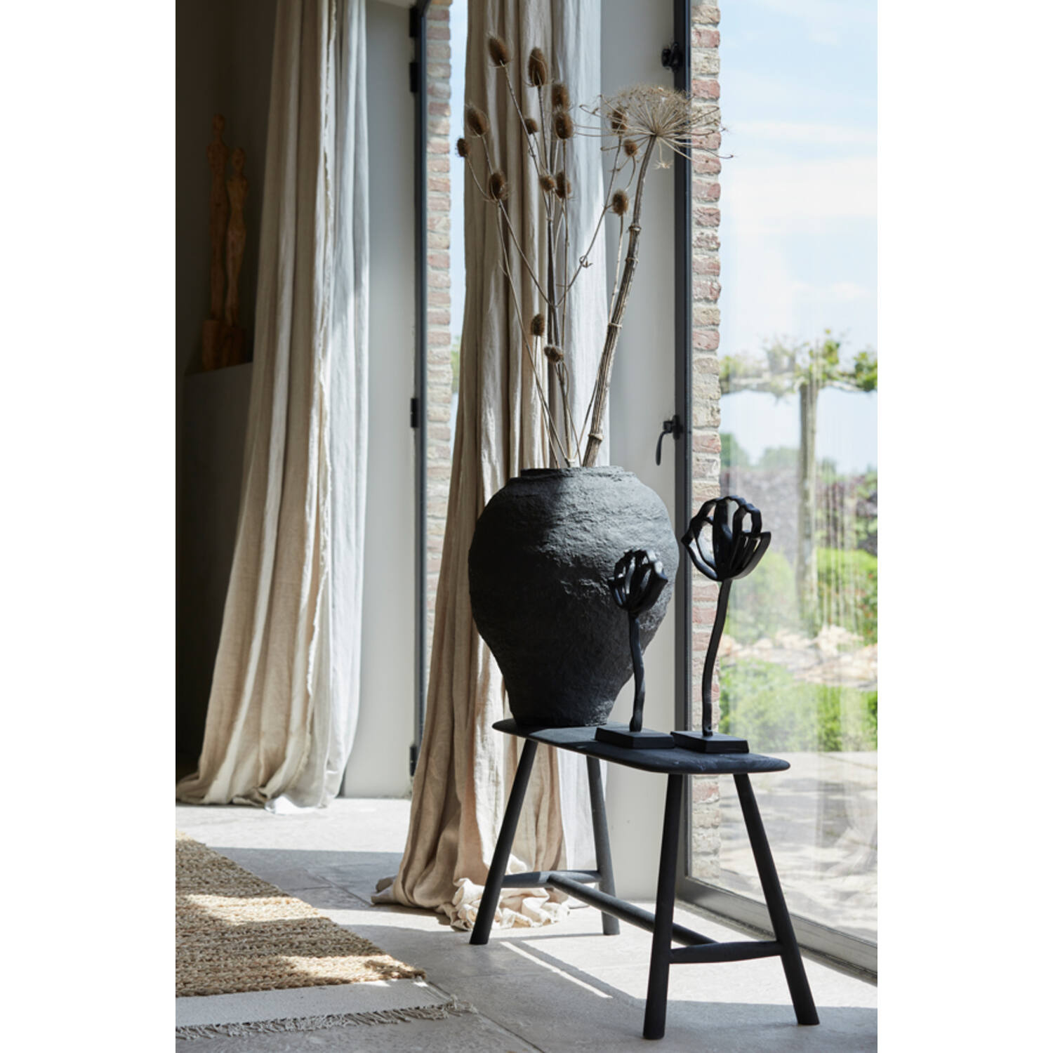 Light&Living Houten Bankje | H45,5 x B89,5 x D32,5 cm | 2 Kleuren