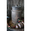 Nepalese Houten Kruik/Pot | H27 x D15 cm