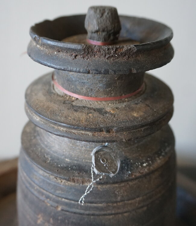 Hoffz Nepalese Houten Pot/Kruik | H28 x D13 cm