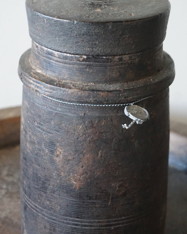 Hoffz Nepalese Houten Kruik/Pot | H26 x D13 cm