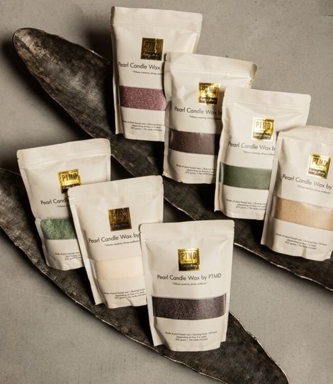 PTMD Pearl Kaars Wax 500 - Bruin