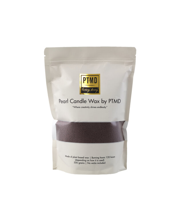 PTMD Pearl Kaars Wax 500 - Bruin