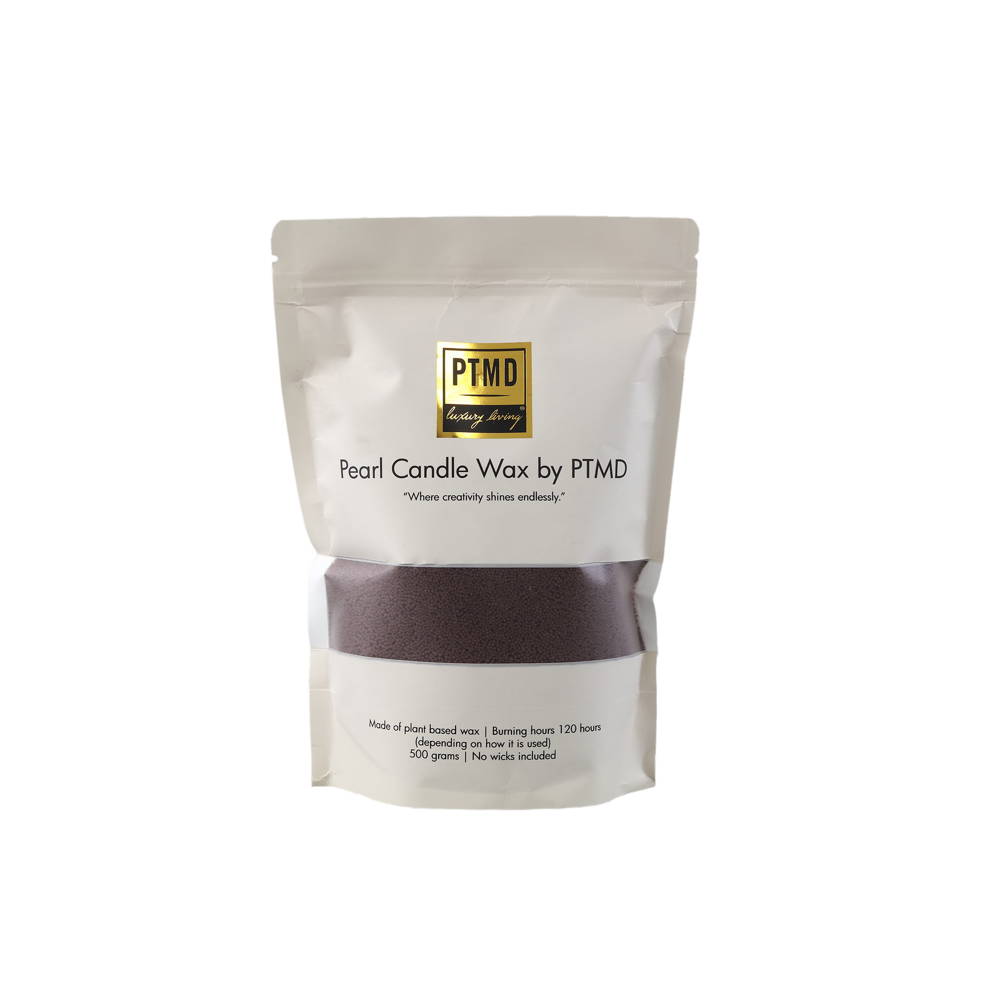 PTMD Pearl Kaars Wax 500 - Bruin