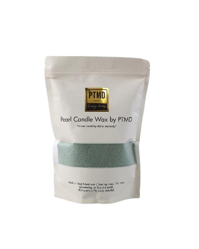 PTMD Pearl Kaars Wax 500 - Sage Groen