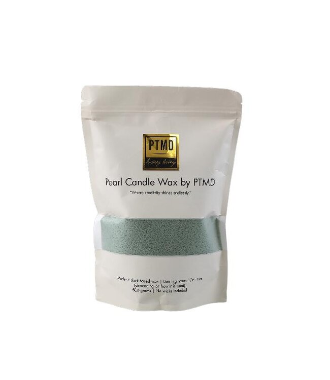 PTMD Pearl Kaars Wax 500 - Sage Groen