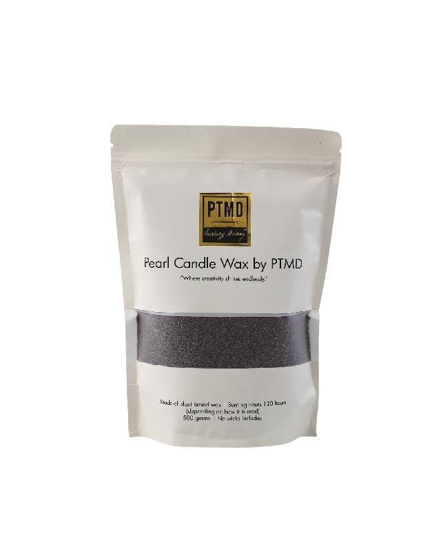 PTMD Pearl Kaars Wax 500 - Warm Grijs