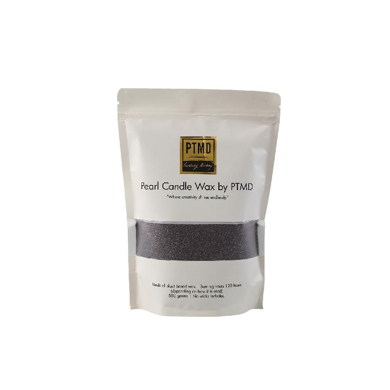 PTMD Pearl Kaars Wax 500 - Warm Grijs