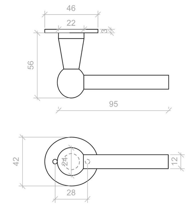 Dauby Deurklink BECDF | Paar | Meerdere Varianten