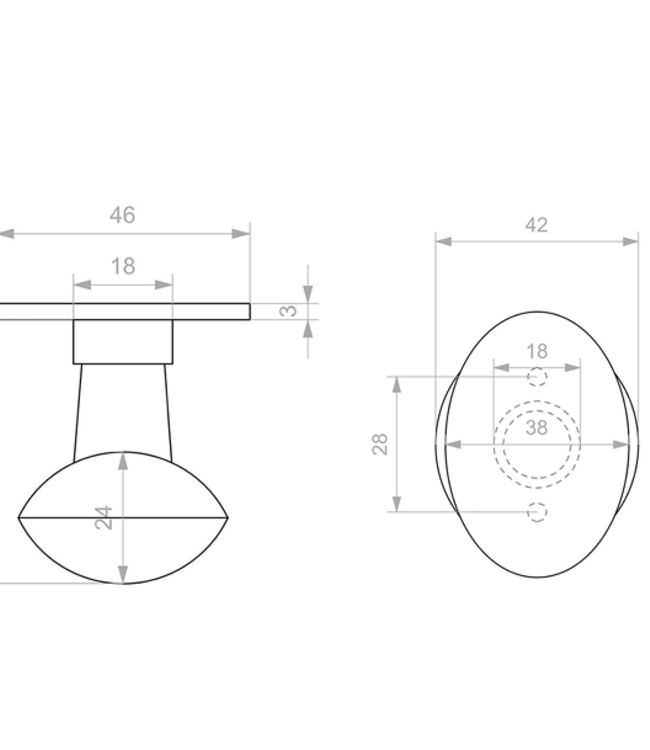 Dauby Deurknop | Paar | Smal | Meerdere Varianten