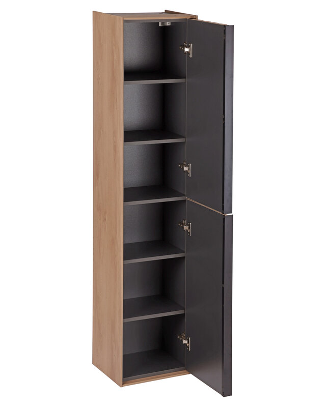 Differnz Badkamerkast Elin | Eiken | H160 x B36 x D30 cm