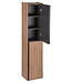 Differnz Badkamerkast Elin | Eiken | H160 x B36 x D30 cm