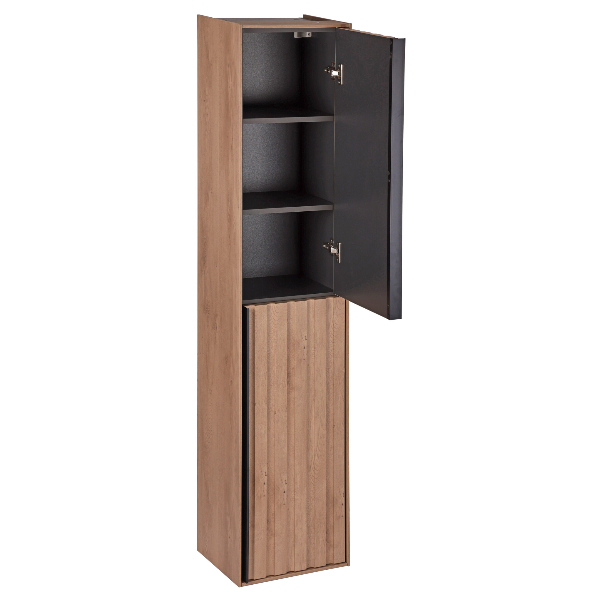 Differnz Badkamerkast Elin | Eiken | H160 x B36 x D30 cm