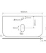 Differnz Badkamermeubel Lotte | Eiken | H40 x B90 x D46 cm