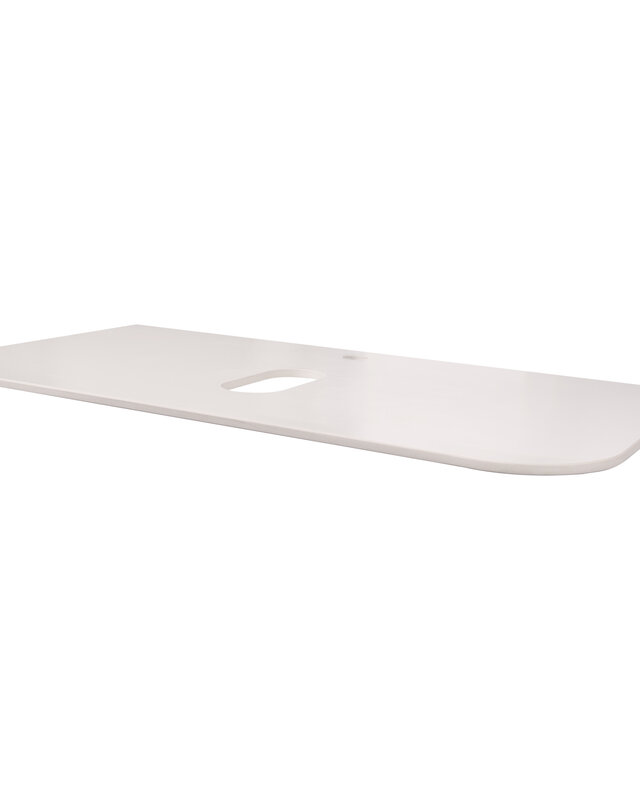 Differnz Wastafelblad Lotte | Wit | Sintered Stone | 90 cm