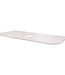 Differnz Wastafelblad Lotte | Wit | Sintered Stone | 90 cm