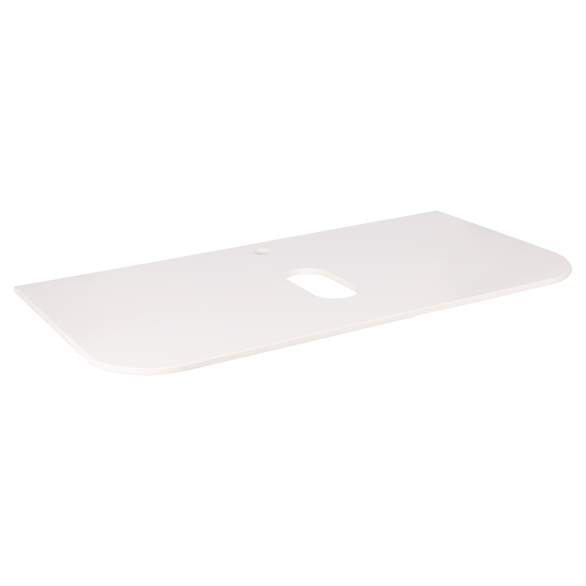 Differnz Wastafelblad Lotte | Wit | Sintered Stone | 90 cm