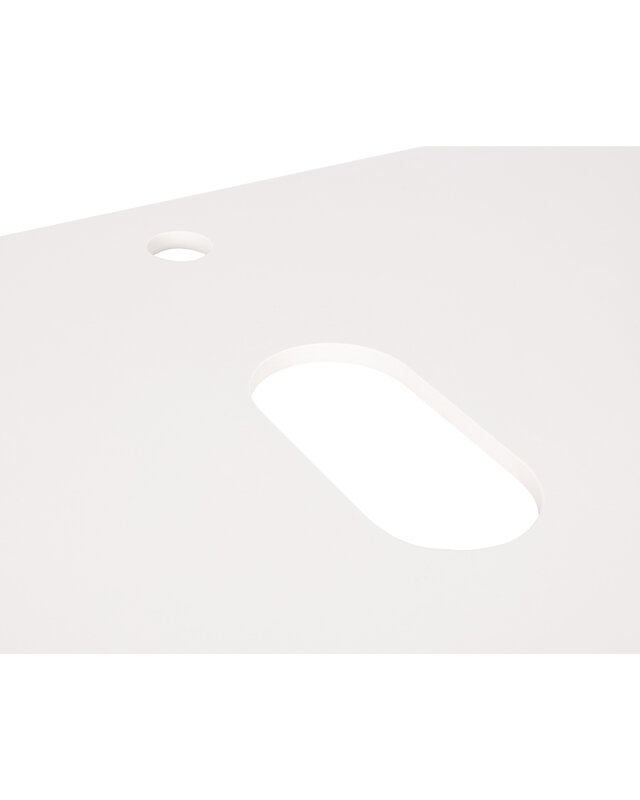 Differnz Wastafelblad Lotte | Wit | Sintered Stone | 90 cm