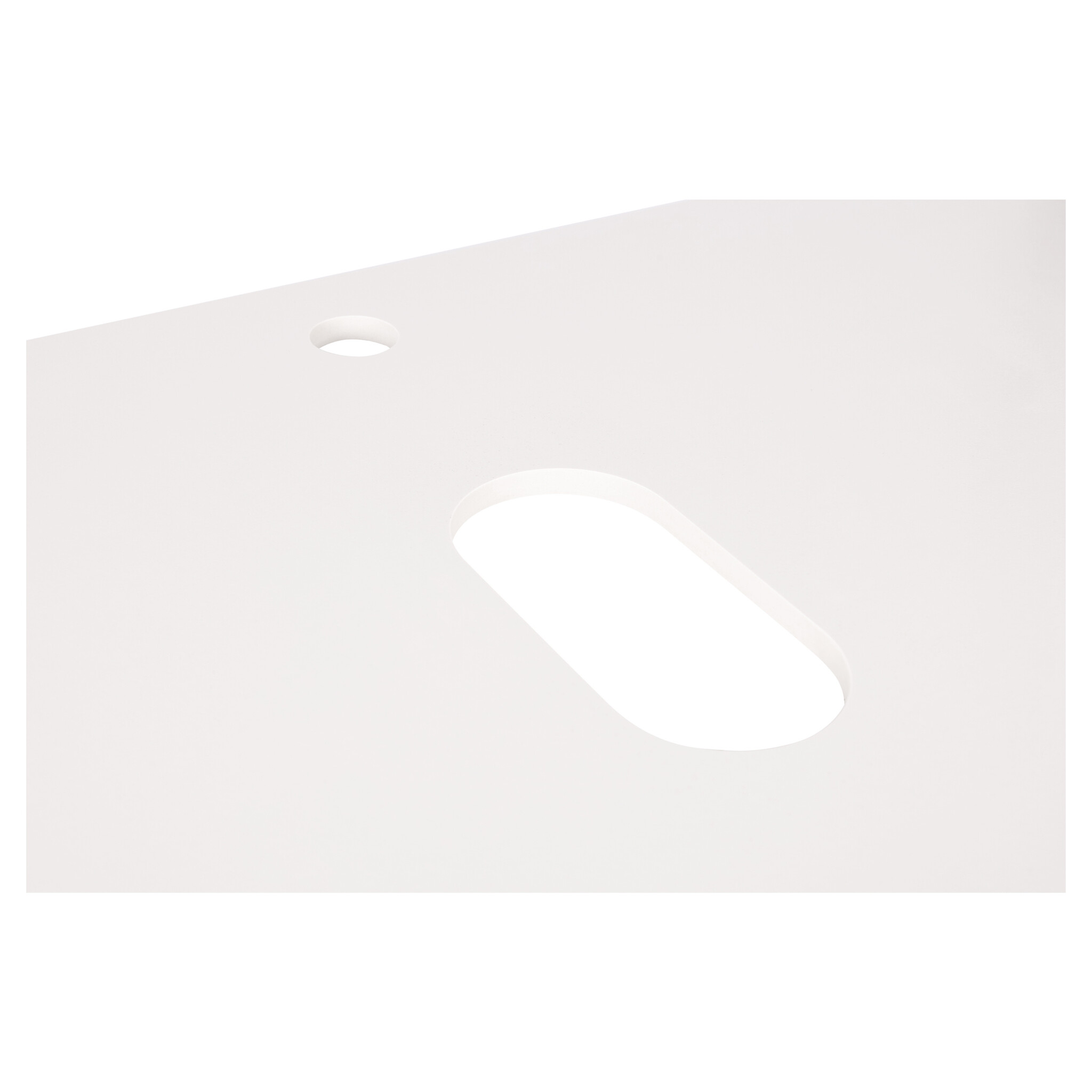 Differnz Wastafelblad Lotte | Wit | Sintered Stone | 90 cm