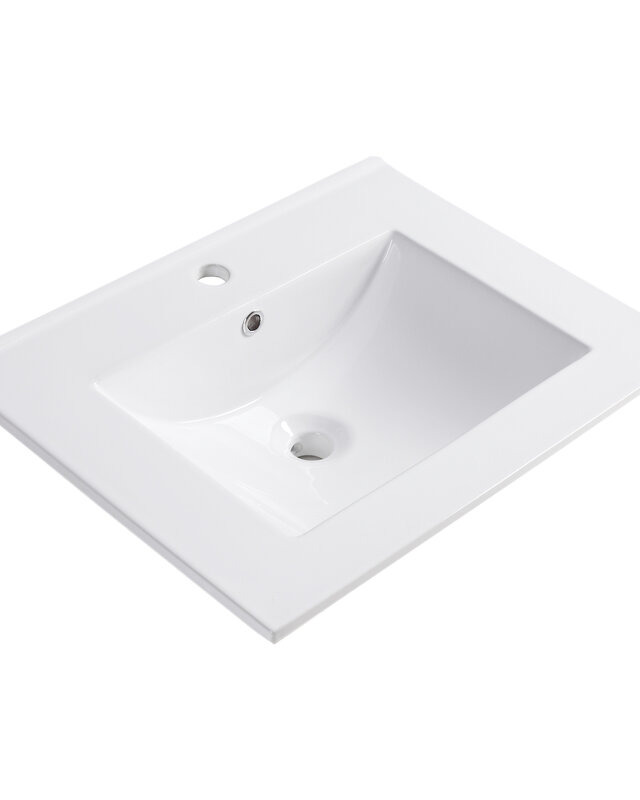 Differnz Wastafel Providence | Enkel | Wit | L61,5 x B46,5 cm