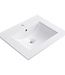 Differnz Wastafel Providence | Enkel | Wit | L61,5 x B46,5 cm
