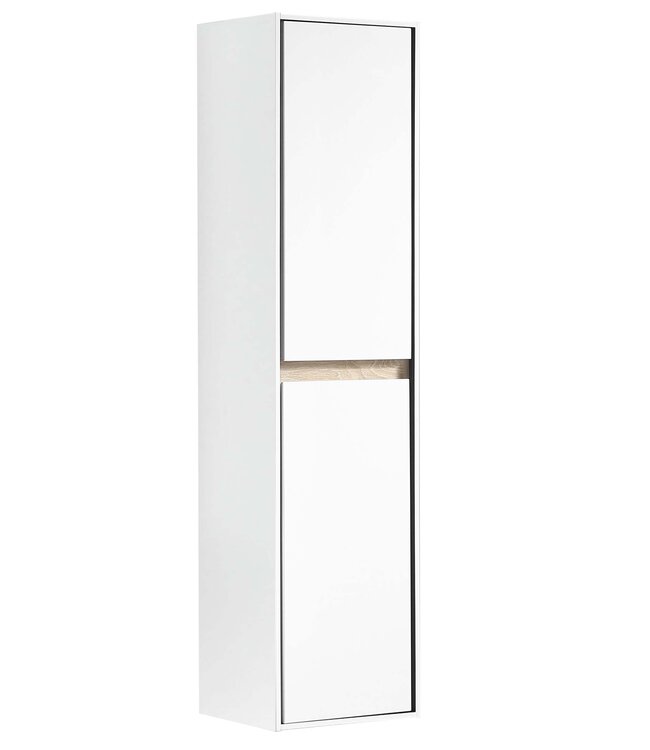 Differnz Hoge Kast Providence | Wit | H160 x B30 x D40 cm