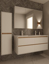 Differnz Hoge Kast Providence | Wit | H160 x B30 x D40 cm