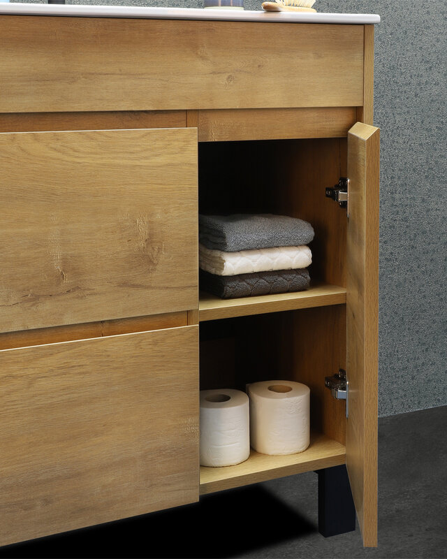 Differnz Onderkast Serano | Licht Eiken | H72 x B80 x D45,5 cm