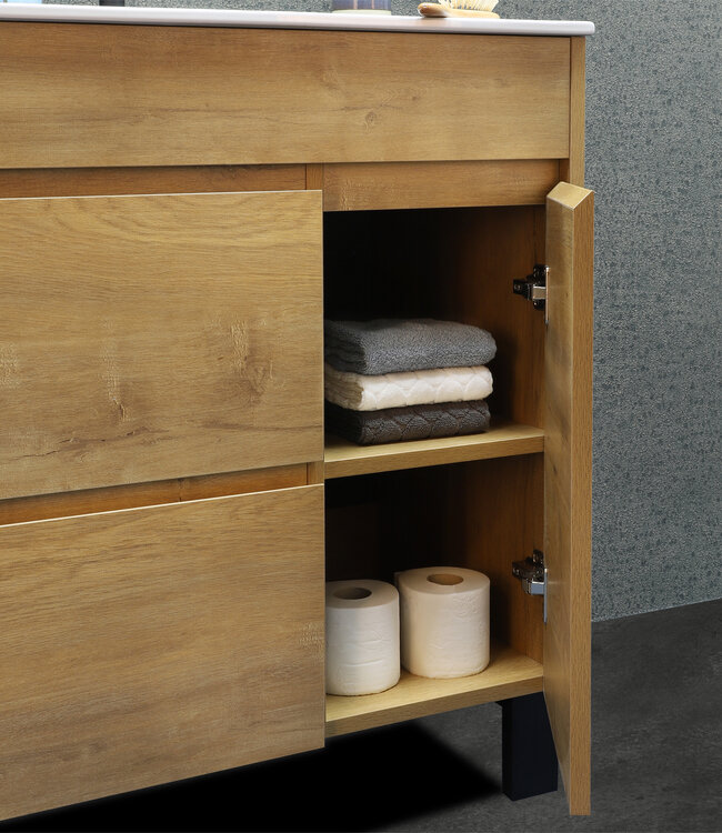 Differnz Onderkast Serano | Licht Eiken | H72 x B80 x D45,5 cm