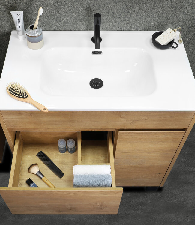 Differnz Onderkast Serano | Licht Eiken | H72 x B80 x D45,5 cm