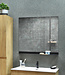 Differnz Spiegel Serano | Met Zwart Planchet | H77 x B80 cm