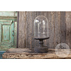 Glazen Stolp Hoge Voet | Large | Vintage Finish