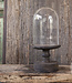 Be-Uniq Glazen Stolp Hoge Voet | Large | Vintage Finish