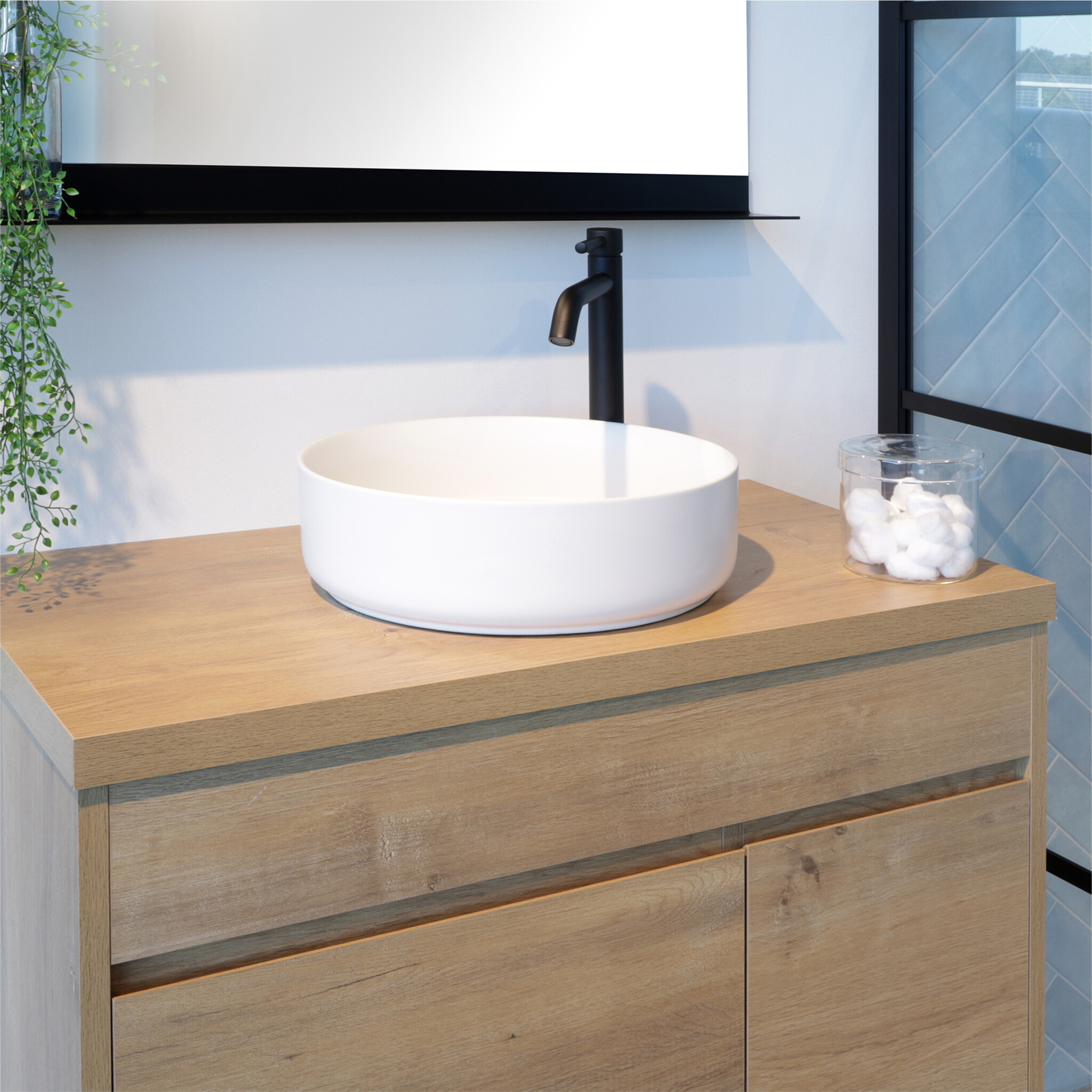 Differnz Onderkast Serano | Licht Eiken | H72 x B80 x D45,5 cm