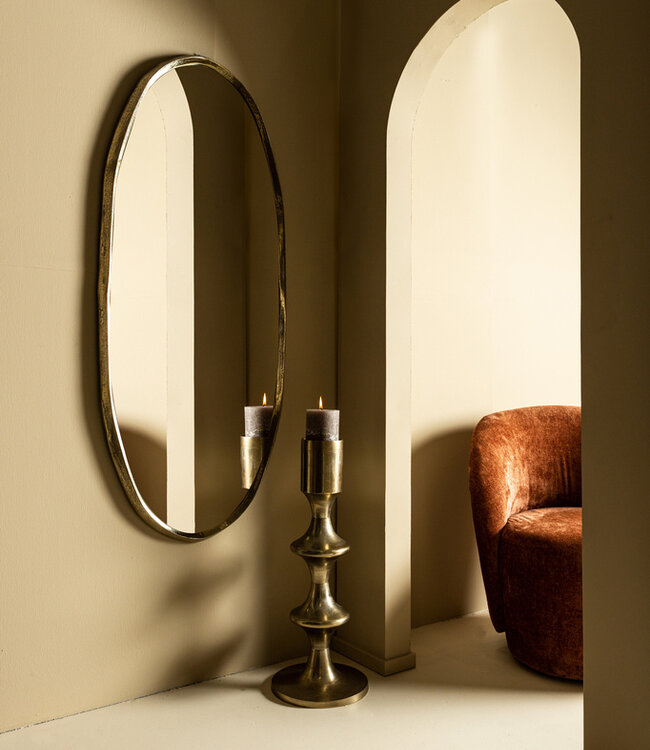 PTMD Taika Gold alu ronde kaarshouder tabs laag