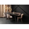 Fieron Black acacia houten eettafel ovaal 240cm