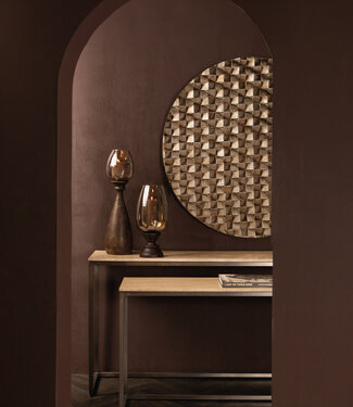 PTMD Zoah Black Travertine rechthoekige bijzettafel SV2