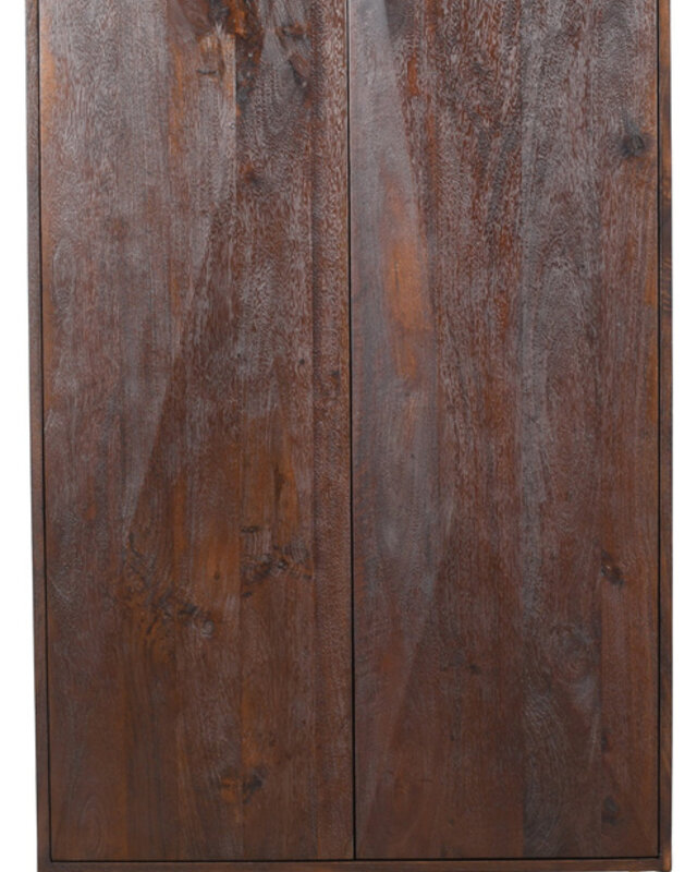 PTMD Onyx kast bruin 2 deuren