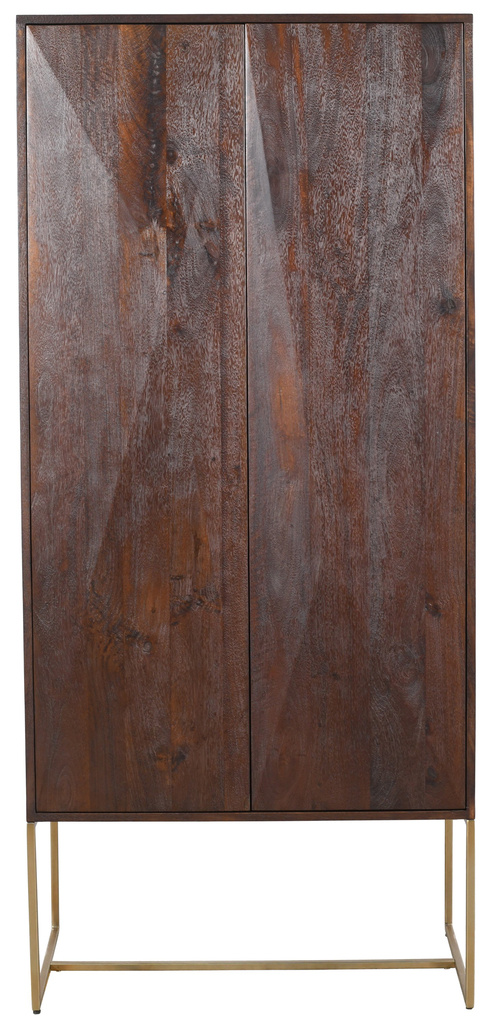 PTMD Onyx kast bruin 2 deuren