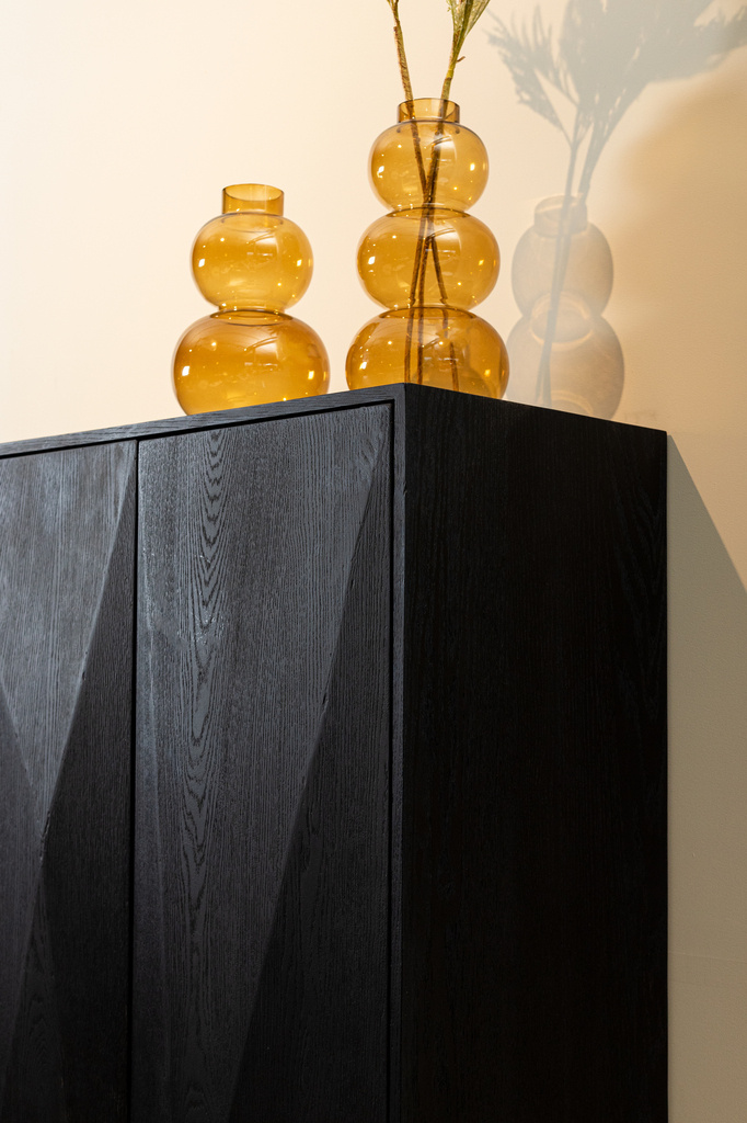 PTMD Onyx kast bruin 2 deuren