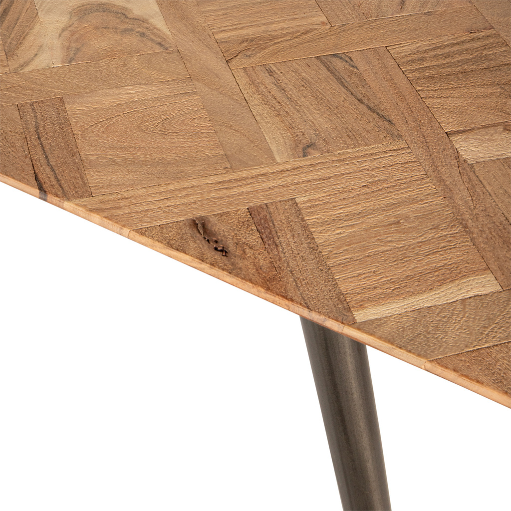 PTMD Fieron Natuurlijke ovale eettafel van acaciahout 200cm.