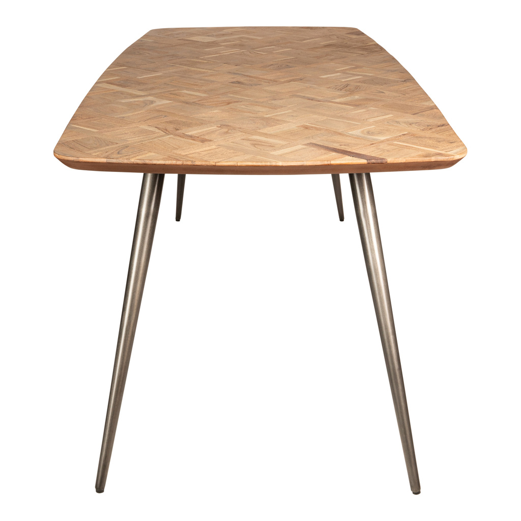PTMD Fieron Natuurlijke ovale eettafel van acaciahout 200cm.