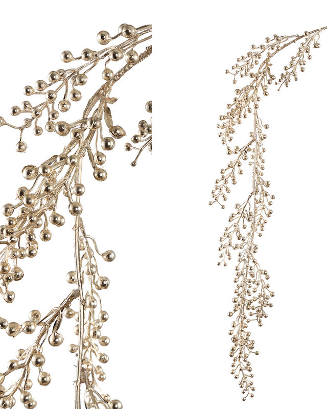 PTMD Bessenplant gouden bes hangende spray.