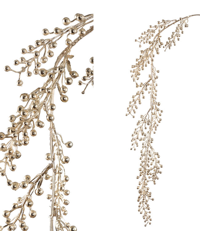 PTMD Bessenplant gouden bes hangende spray.