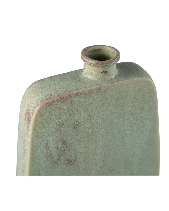 PTMD Amalie Groene ronde keramische fles L