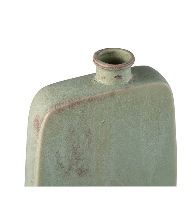 PTMD Amalie Groene ronde keramische fles L